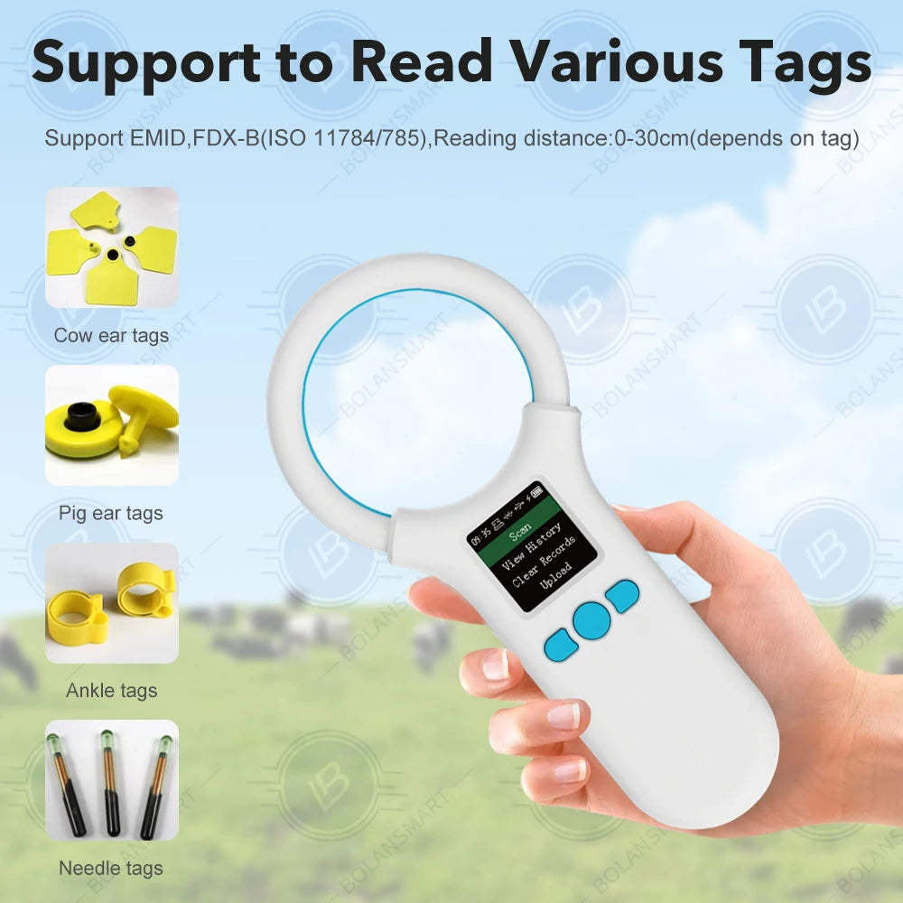 W91A Pet Microchip Scanner — USB & Bluetooth