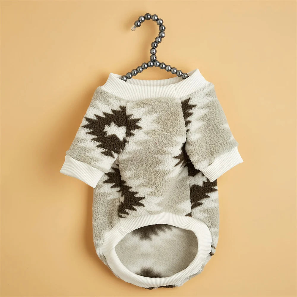 Fleece Winter Sweater for Cats & Small Dogs
