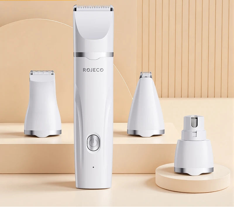 4-in-1 Electric Pet Grooming Clipper Kit