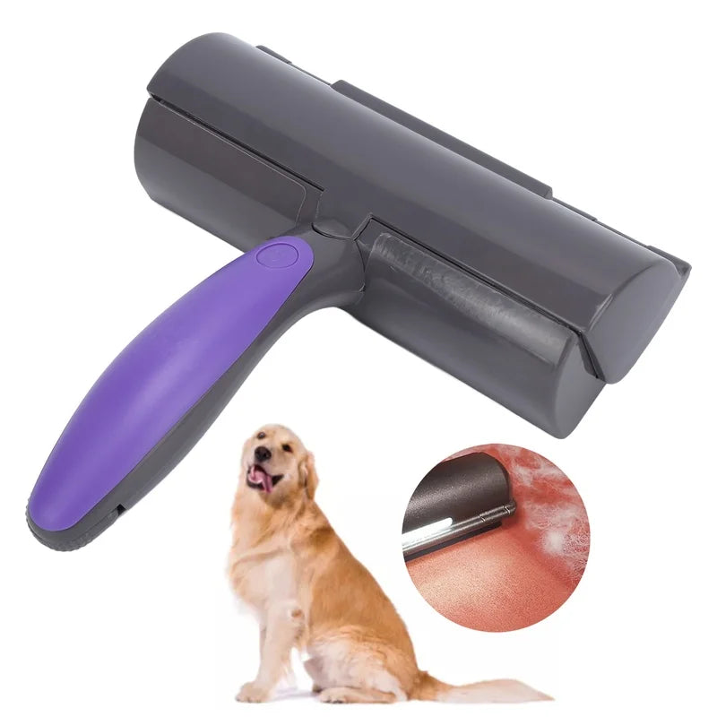 Reusable Pet Hair Remover Roller with LED