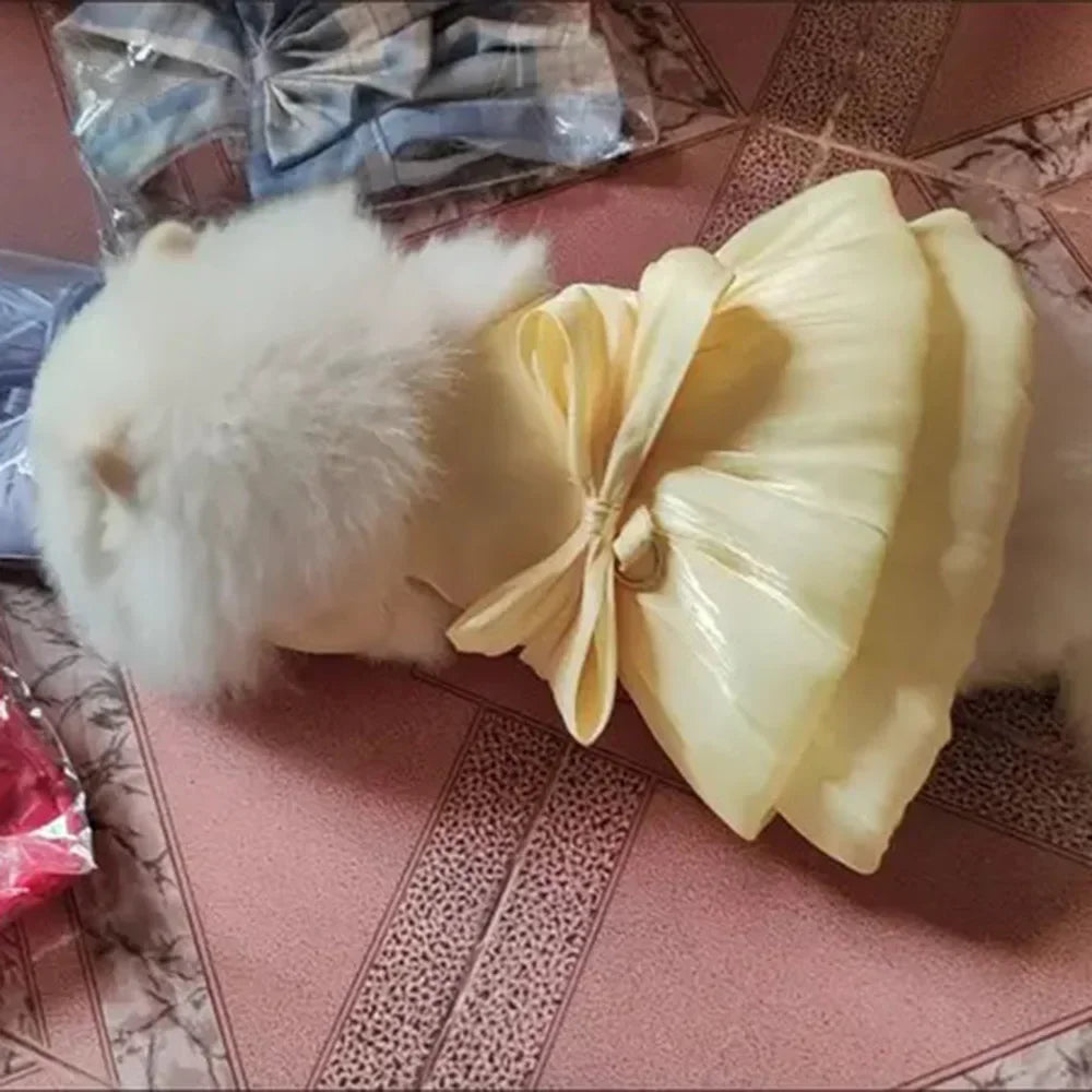 Bowknot Princess Dress for Small Dogs & Cats