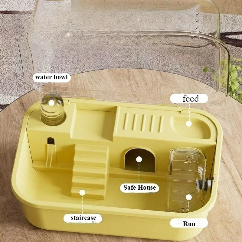 Large Hamster Cage with Acrylic Panels