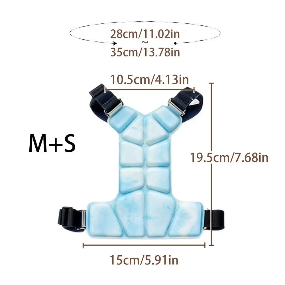 Lightweight Dog Cooling Harness Vest for Walking, Camping & Training