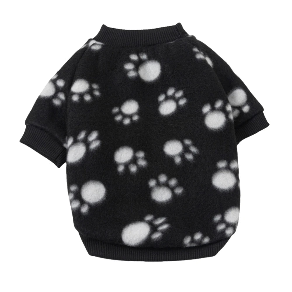 Printed Fleece Pet Pullover Sweater