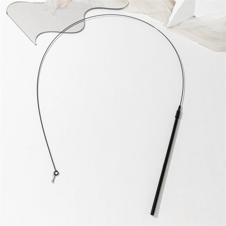 Remplacement de jouet interactif pour chat avec plume et clochette
