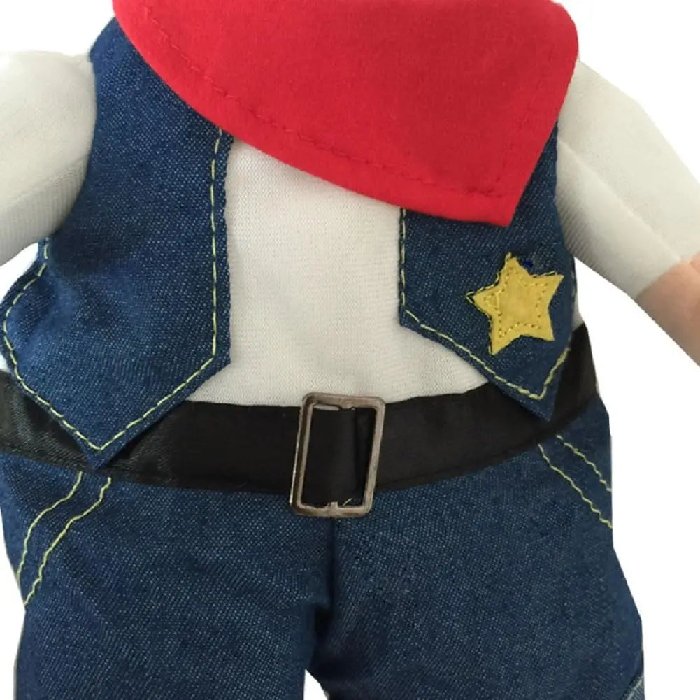 Costume de cowboy occidental pour animal de compagnie