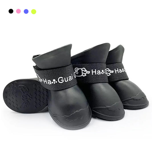 Silicone Waterproof Dog Rain Boots