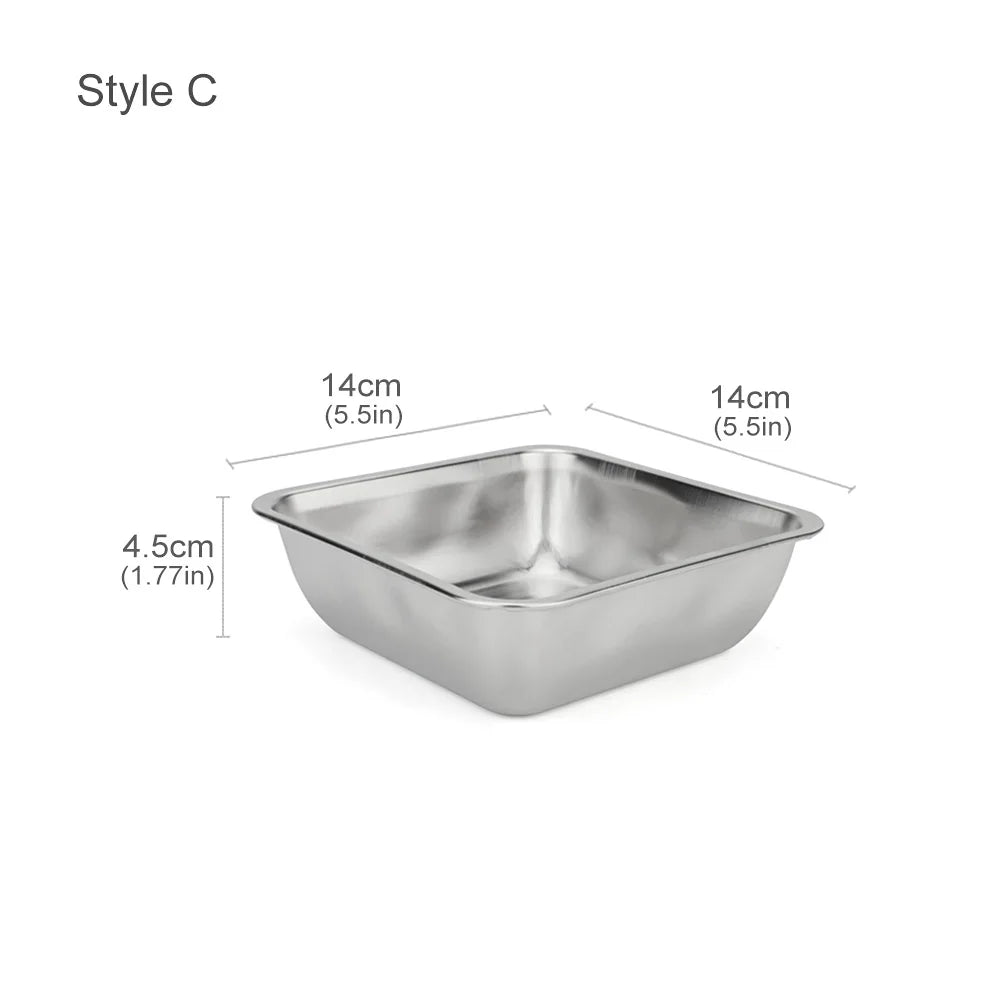 Stainless Steel Pet Food & Water Bowl