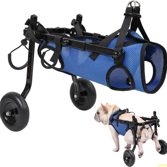 Adjustable Dog Wheelchair - Mobility Aid for Small Dogs 8-20 lbs