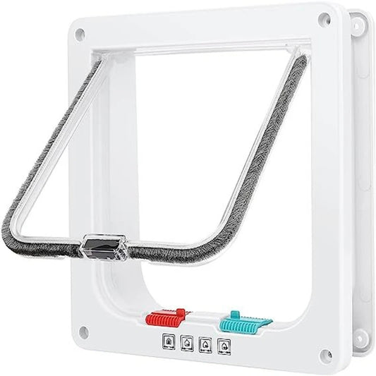 4-Way Locking Cat & Dog Flap Door