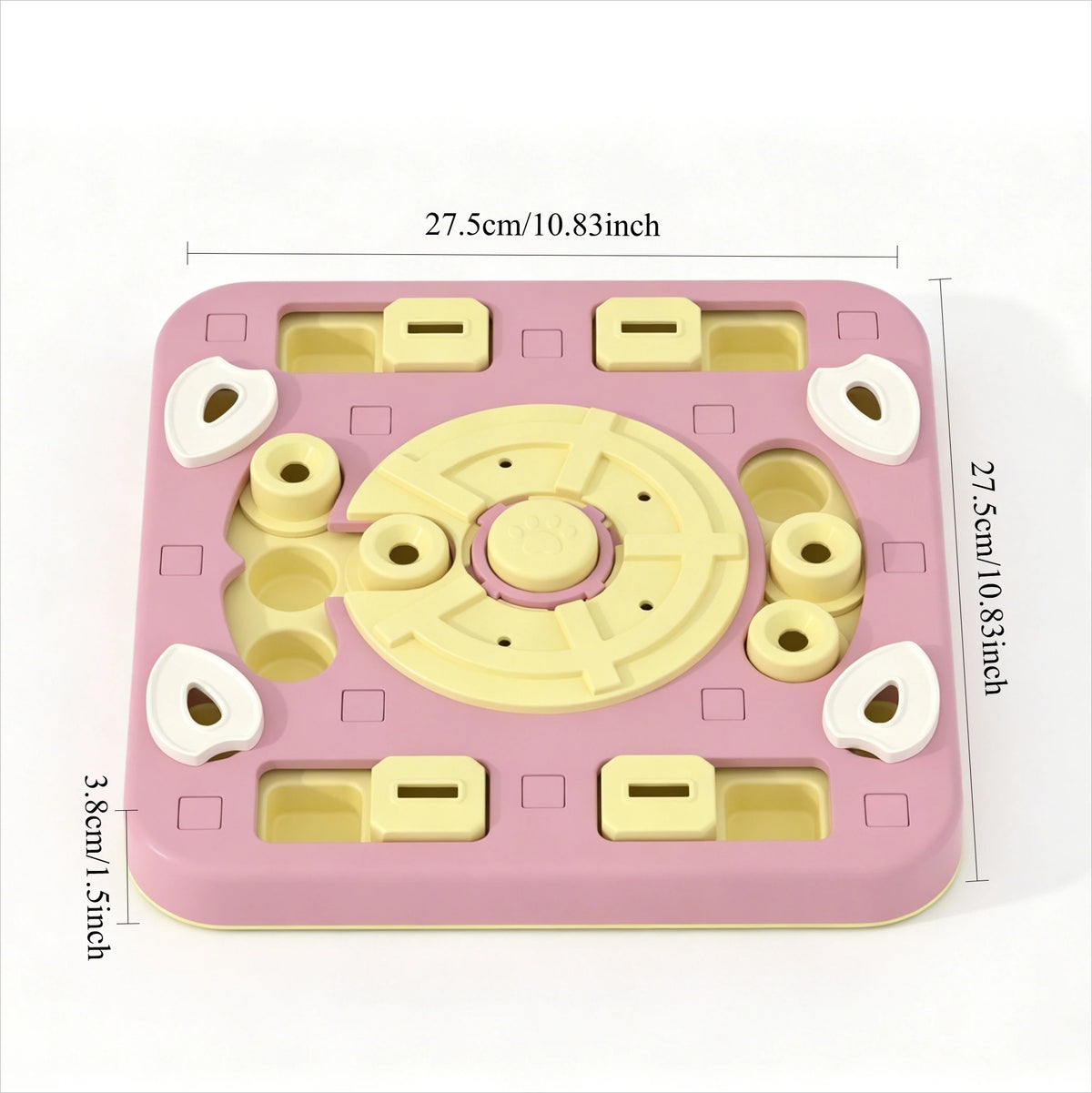 Pet Puzzle Feeder – Sliding Lid Slow Feeder Treat Toy for Cats & Dogs