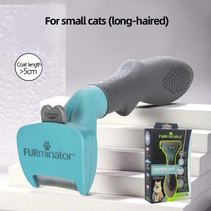 Pet Deshedding Grooming Brush for Dogs & Cats