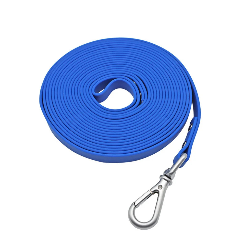 Waterproof PVC Long Dog Leash – Easy Clean Training Lead 1.5m to 20m