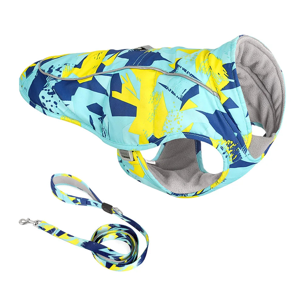 Waterproof Reflective Dog Jacket Vest Harness