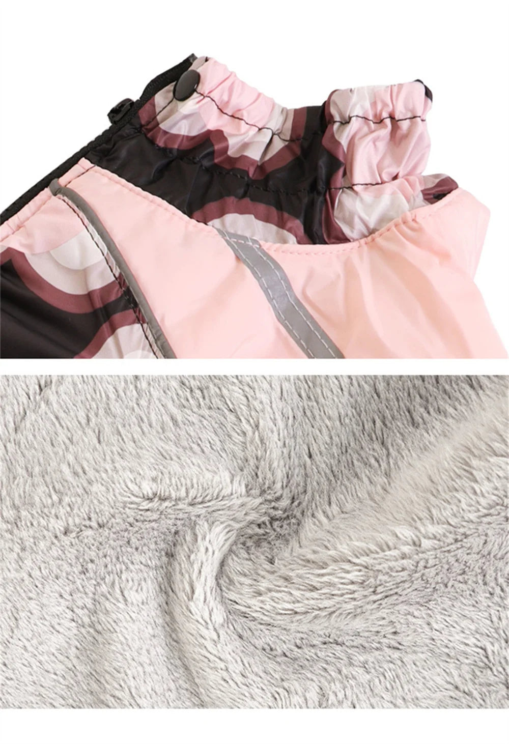 Thickened Reflective Winter Jumpsuit for Small Dogs