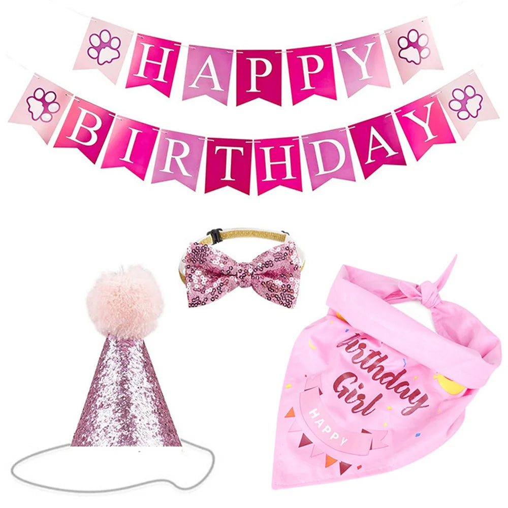 Dog Birthday Party Decoration Kit
