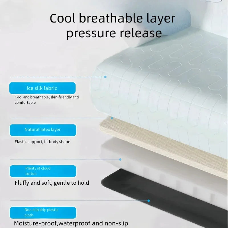 Tapis de couchage respirant pour animaux de compagnie avec coussin rafraîchissant pour l'été