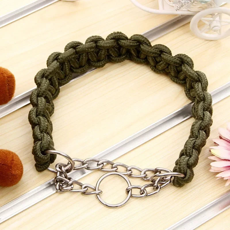 Durable Nylon Dog Collar for Medium to Large Dogs