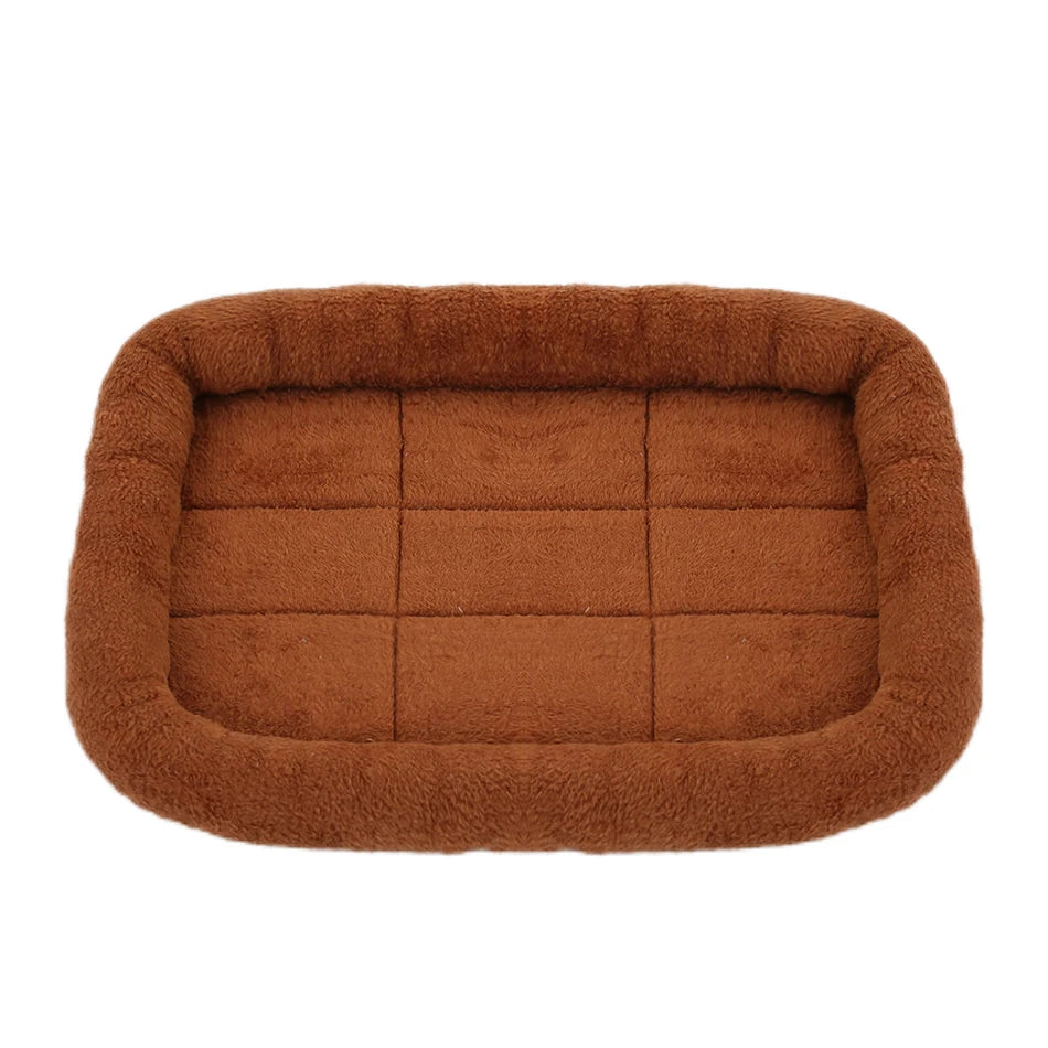Soft Plush Pet Bed Mat – Calming Cushion for Cats & Dogs, S to XXL