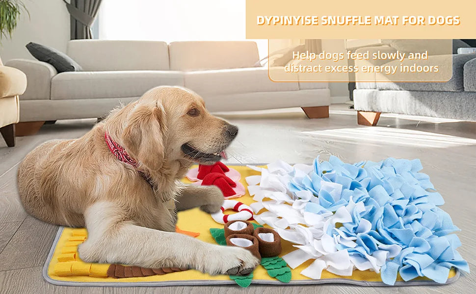 Dog Sniffing Mat – Slow Feeder & Enrichment Blanket