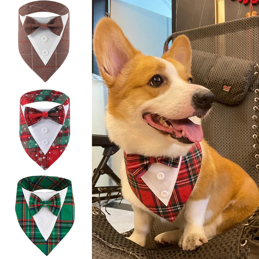 Dog Bow Tie & Bandana Set