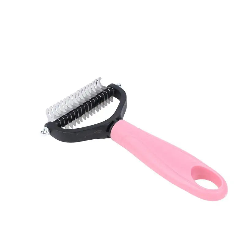 2-Sided Pet Deshedding & Dematting Brush