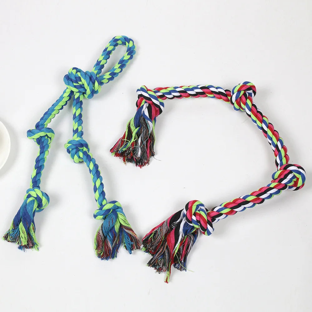 Jouet à mâcher en corde nouée durable pour grands chiens