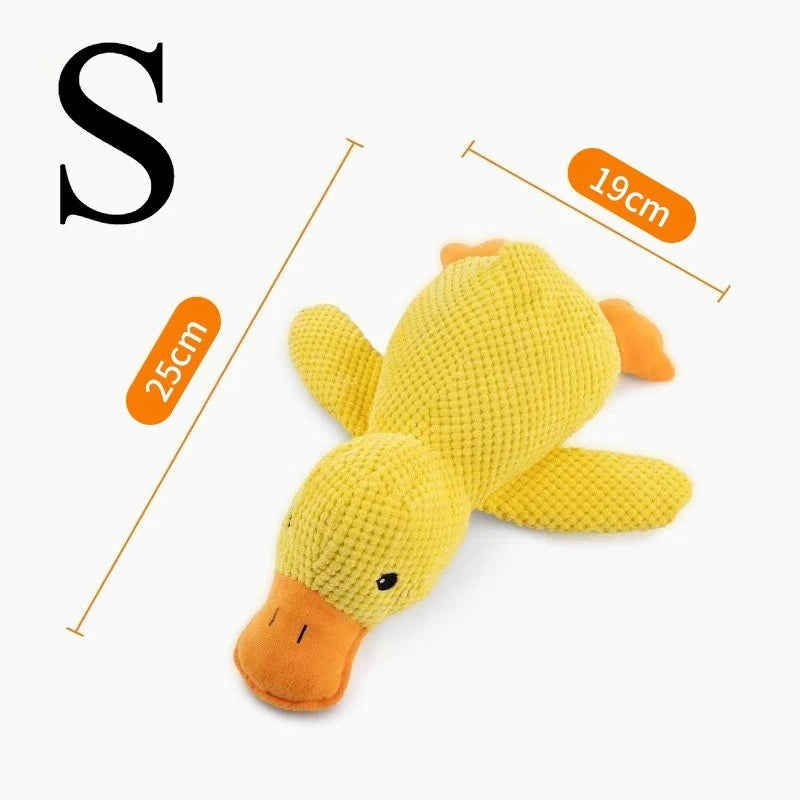 Plush Duck Dog Toy with Sound
