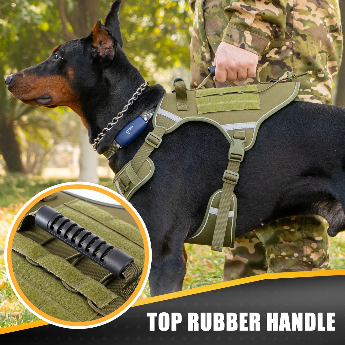 Tactical Dog Harness for Large Dogs