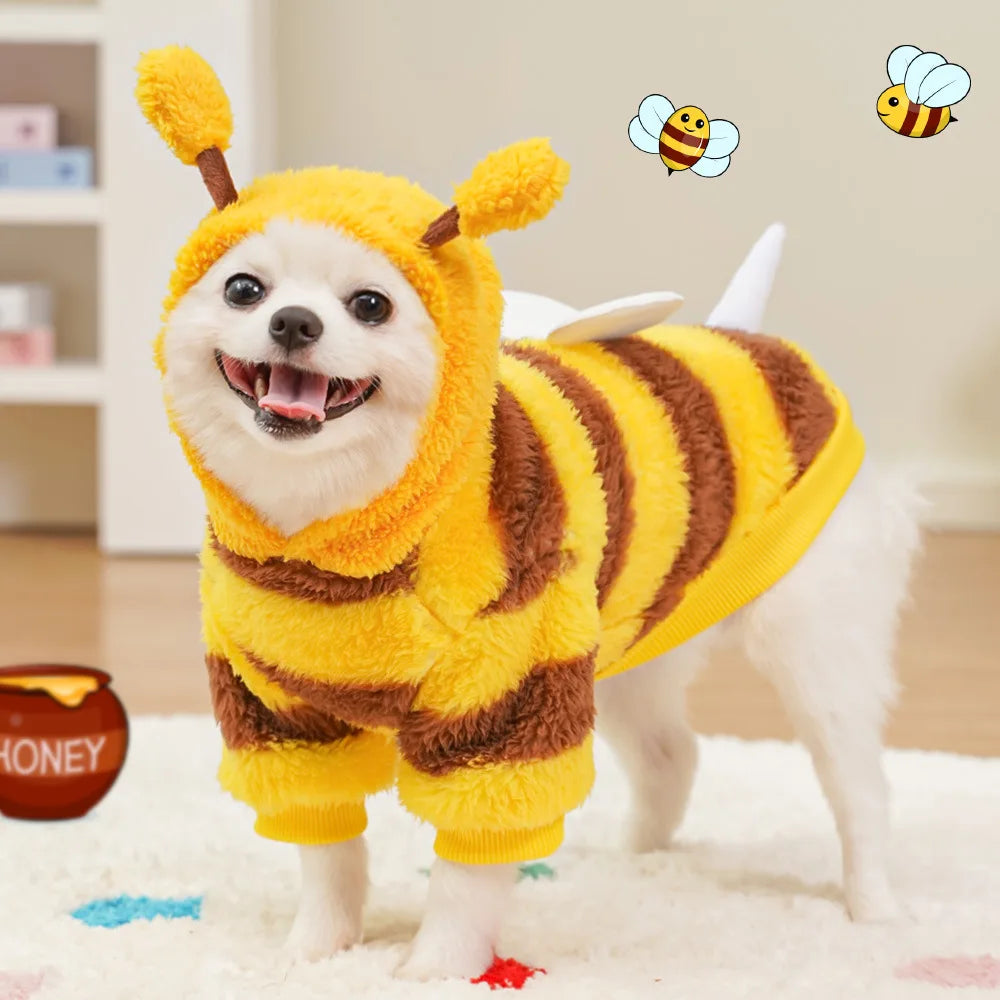 Bee Cosplay Hoodie & Warm Jacket for Small & Medium Dogs