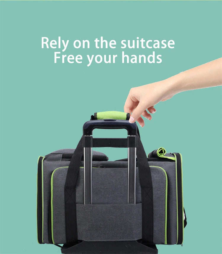 Foldable Large Capacity Pet Carrier Bag