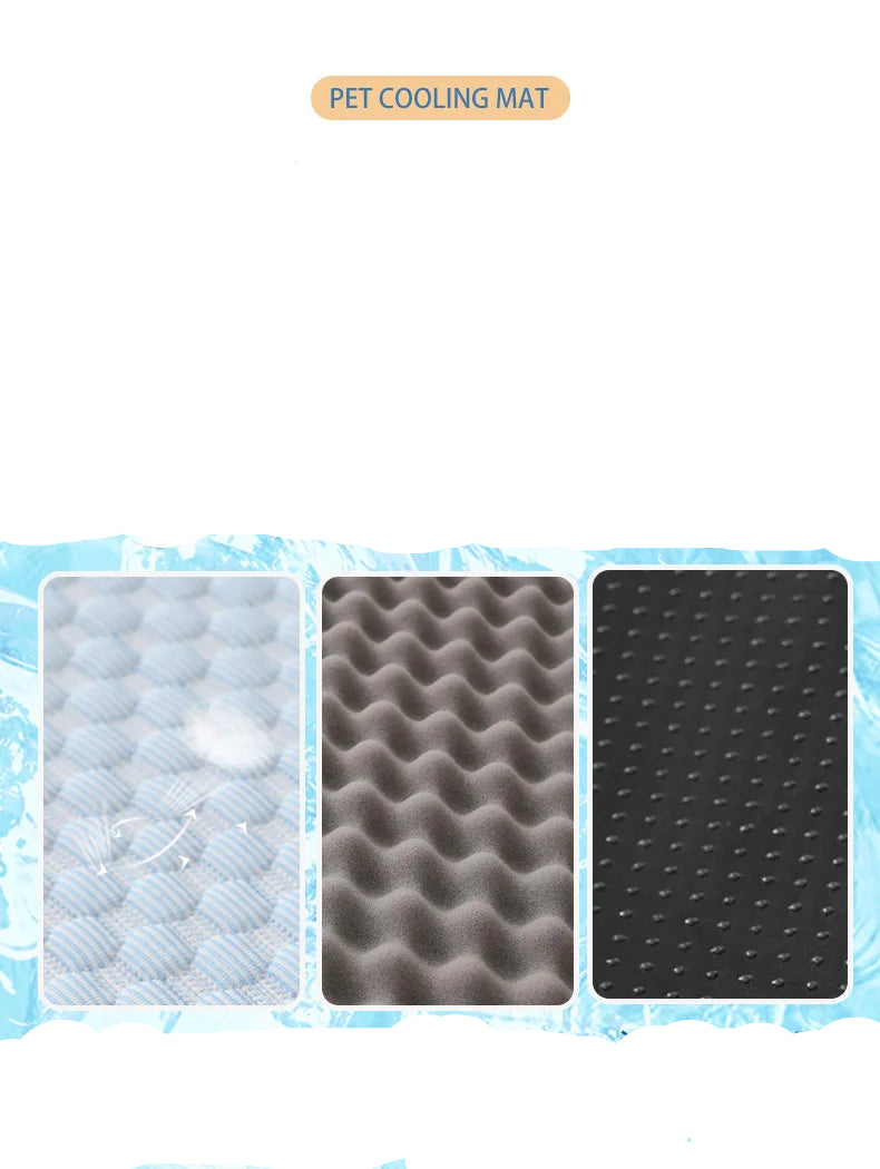 Pet Cooling Mat — Breathable Gel Self-Cooling Pad for Dogs & Cats