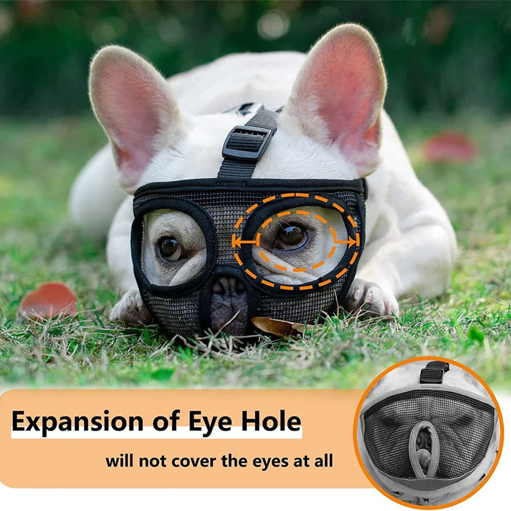 Breathable Mesh Dog Muzzle | Anti-Bite & Anti-Ingestion