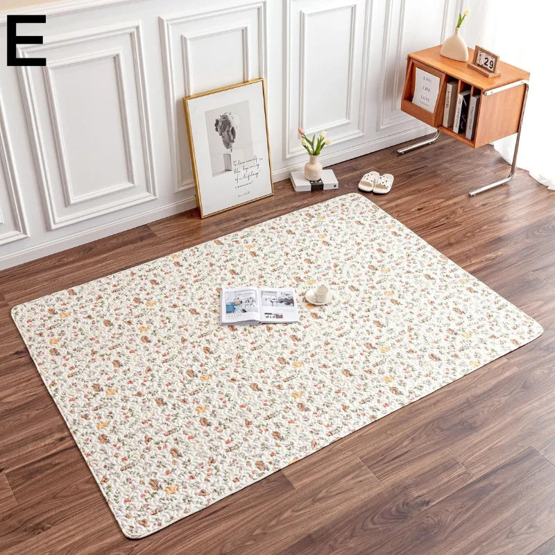 Washable Cotton Pet Floor Mat – Multi-Use Bedding Pad
