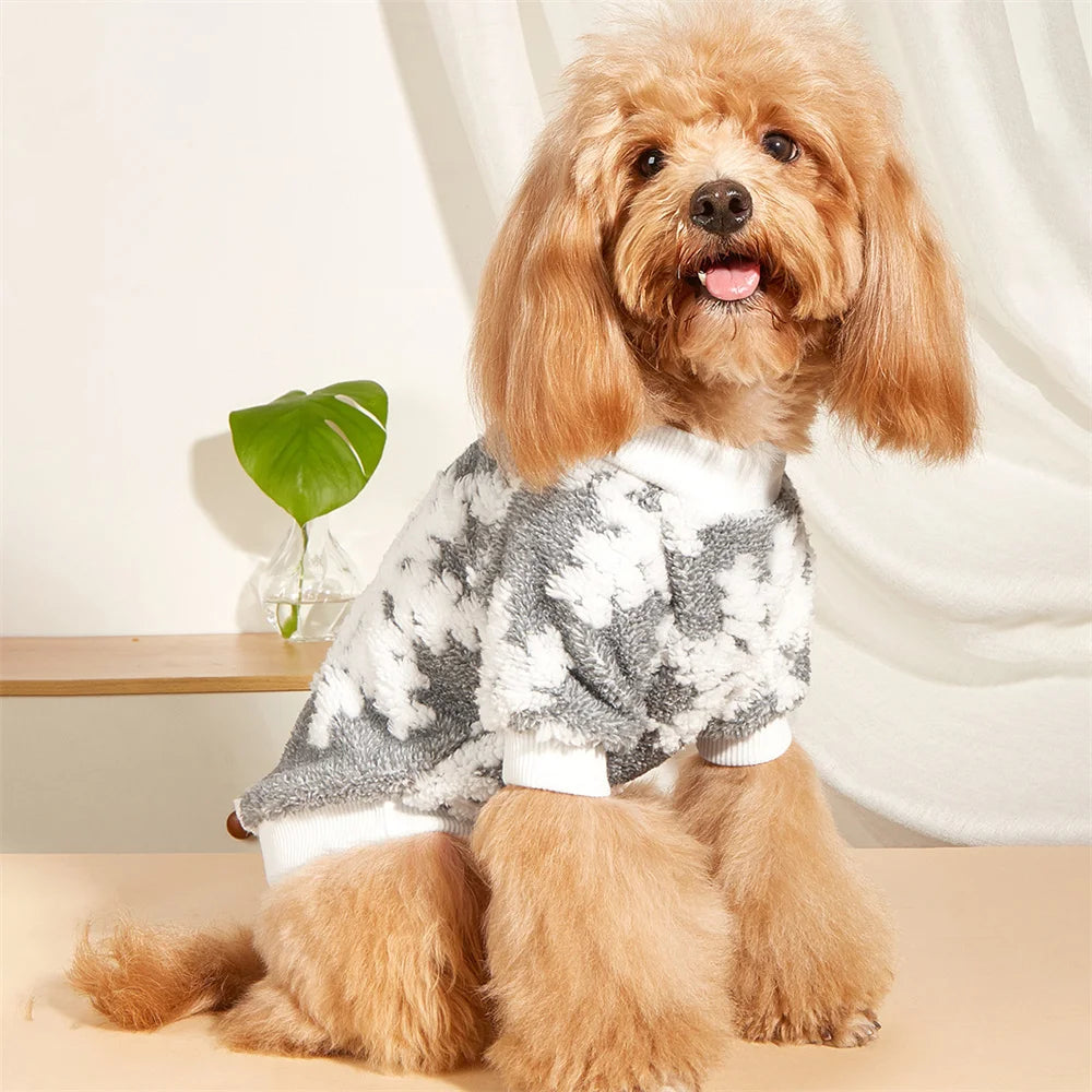 Fleece Winter Sweater for Cats & Small Dogs