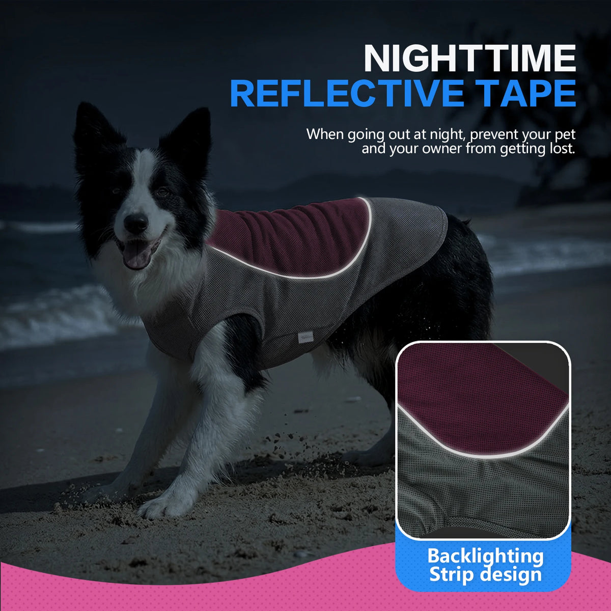 Breathable Dog Cooling Vest with Ice Pack Pocket — Heatstroke Prevention
