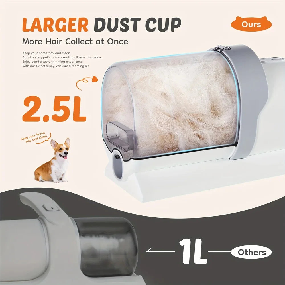 Pet Grooming Vacuum & Clipper Kit