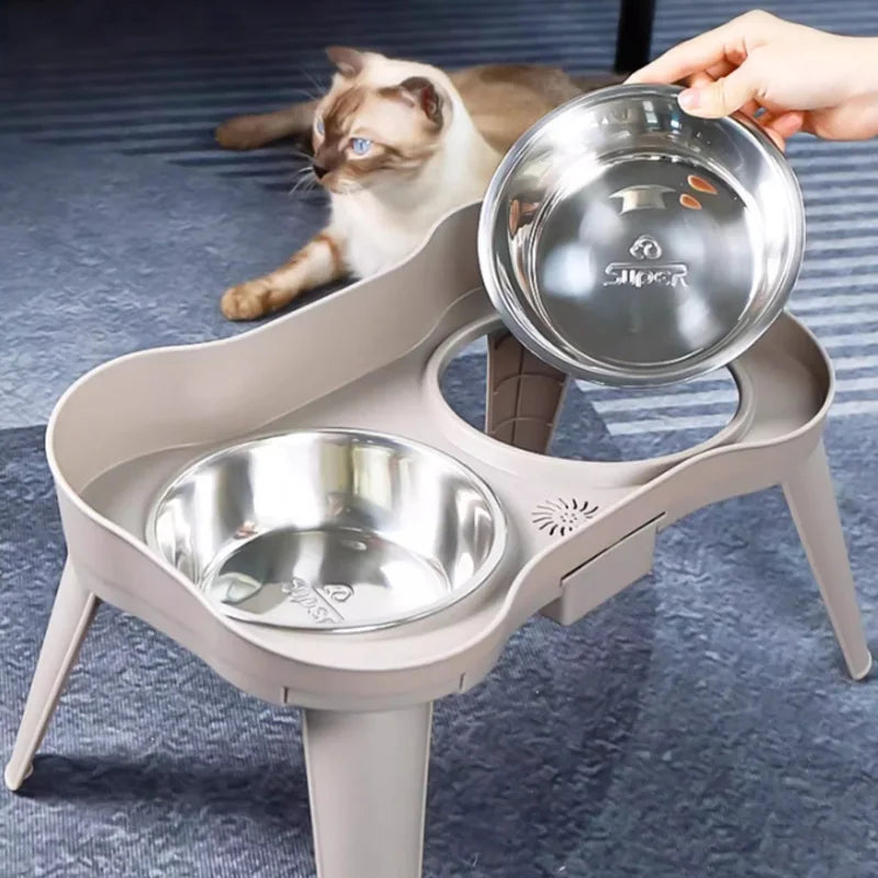 Stainless Steel Pet Bowl – Food & Water Dish for Dogs & Cats