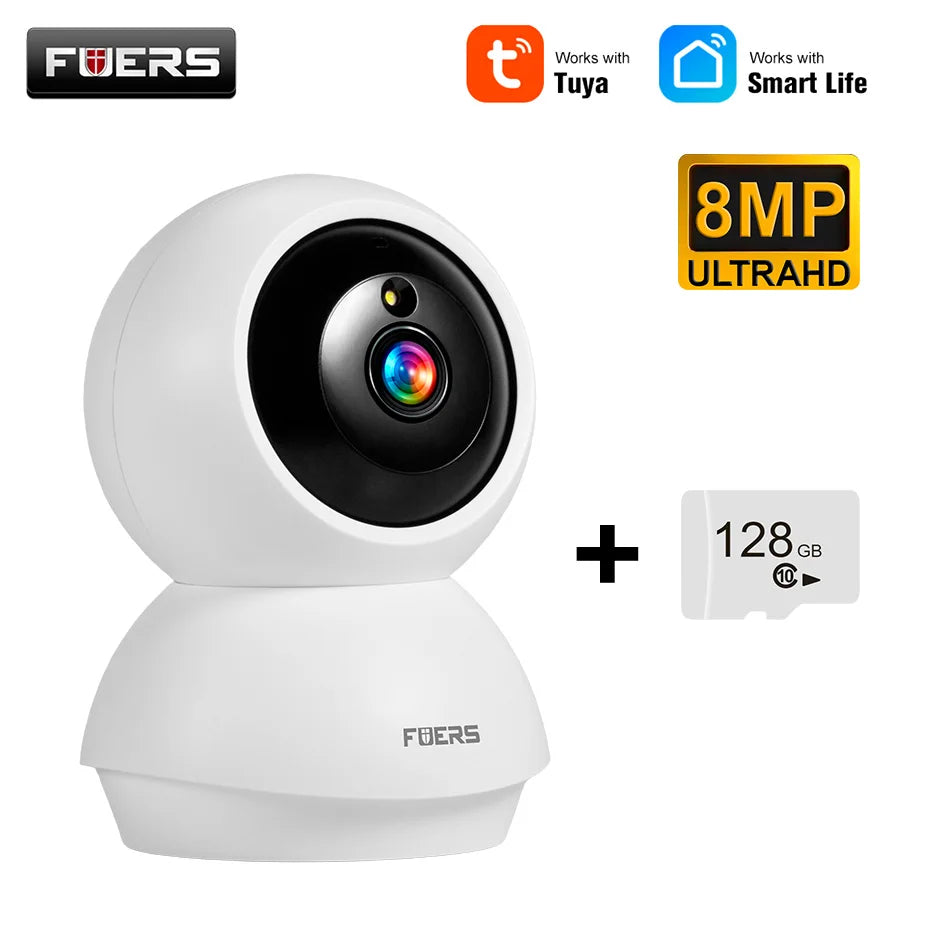 Smart WiFi Pet Camera with Motion Tracking & Two-Way Audio