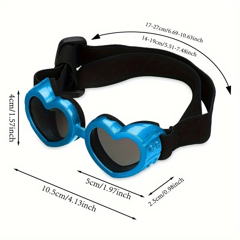 Lunettes de soleil de protection UV pour animaux de compagnie - Protection élégante des yeux pour chiens et chats