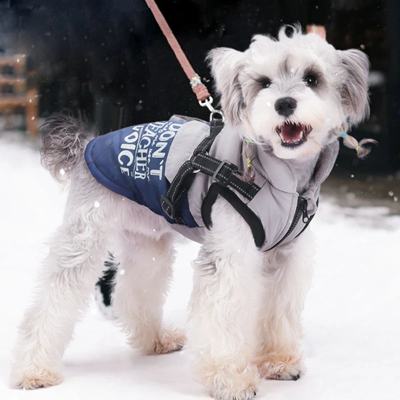 Reflective Winter Vest Harness Jacket for Dogs & Cats
