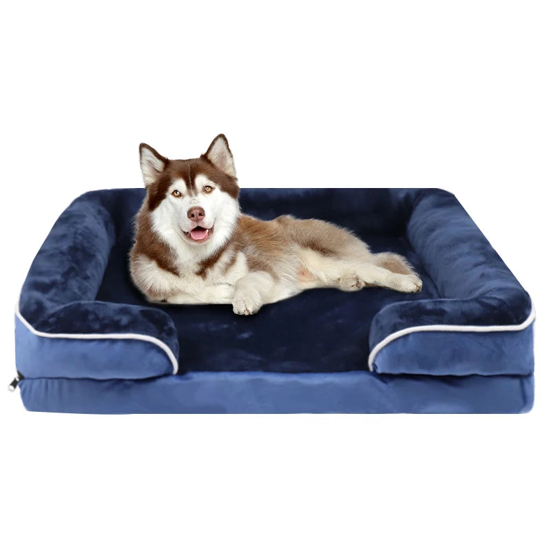 Extra Large Orthopedic Dog Sofa Bed with Washable Removable Cover
