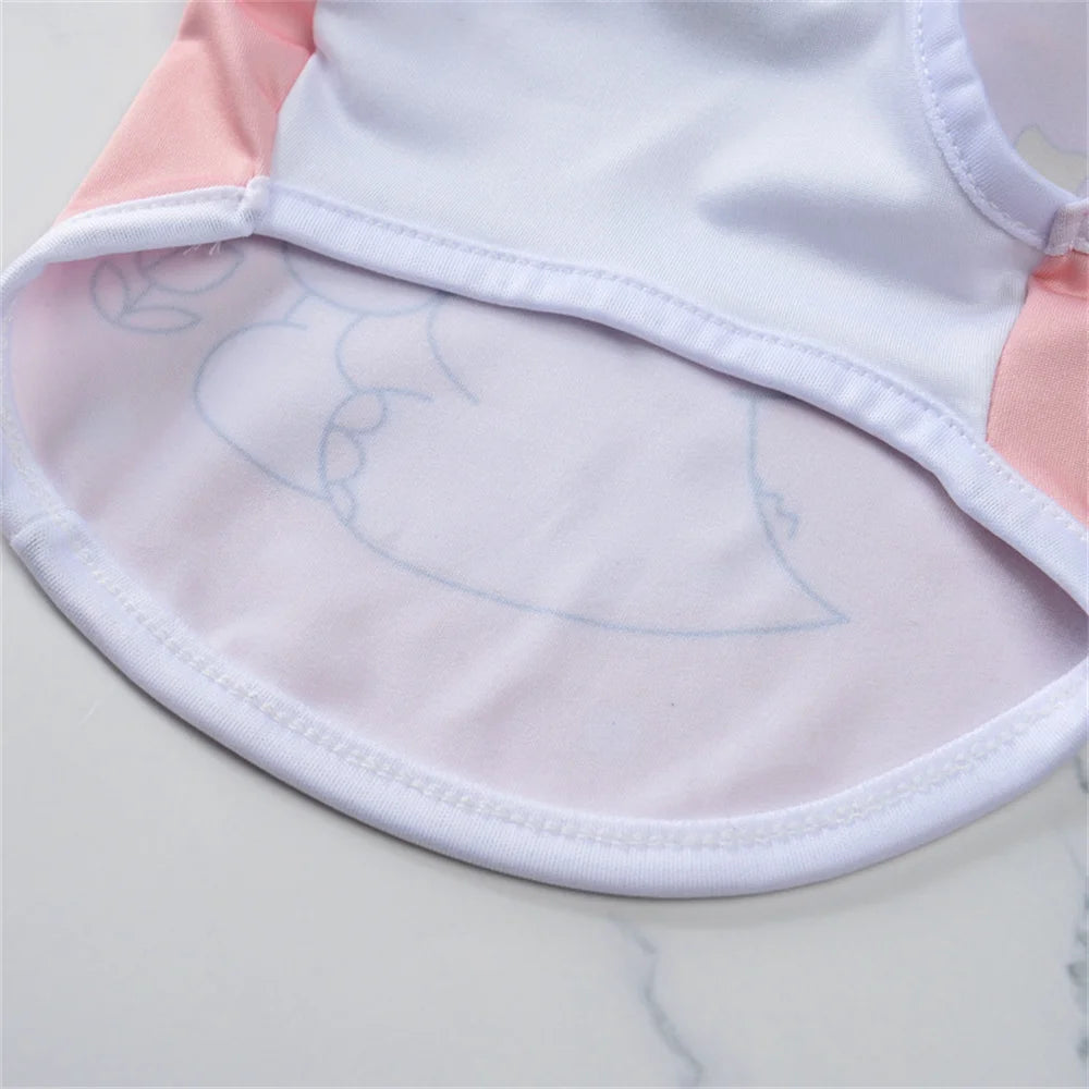 Cartoon Print Sleeveless Vest for Small Dogs & Cats