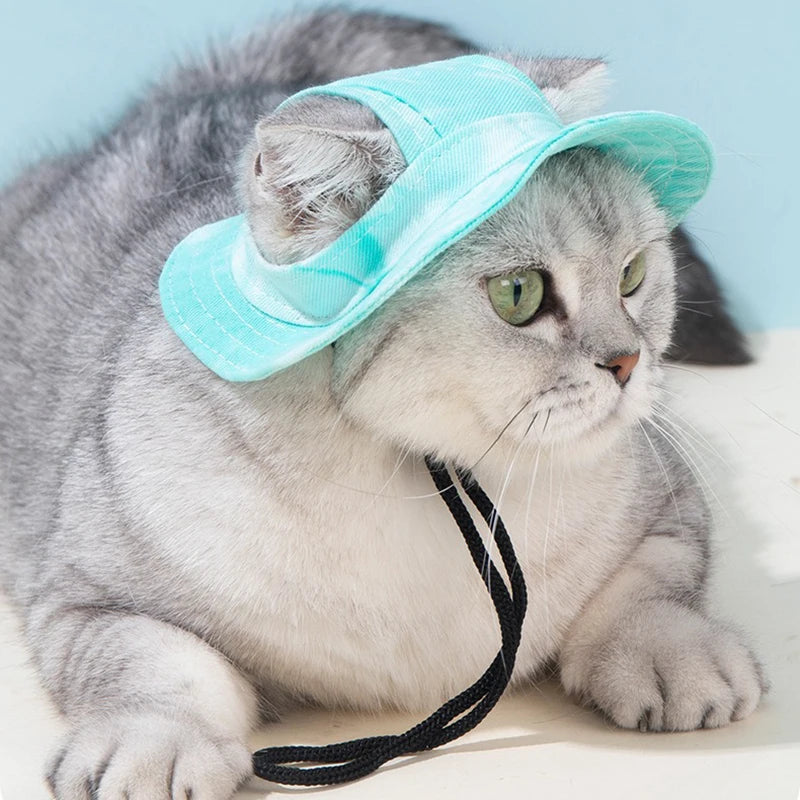 Cotton Fisherman Sun Hat for Dogs & Cats