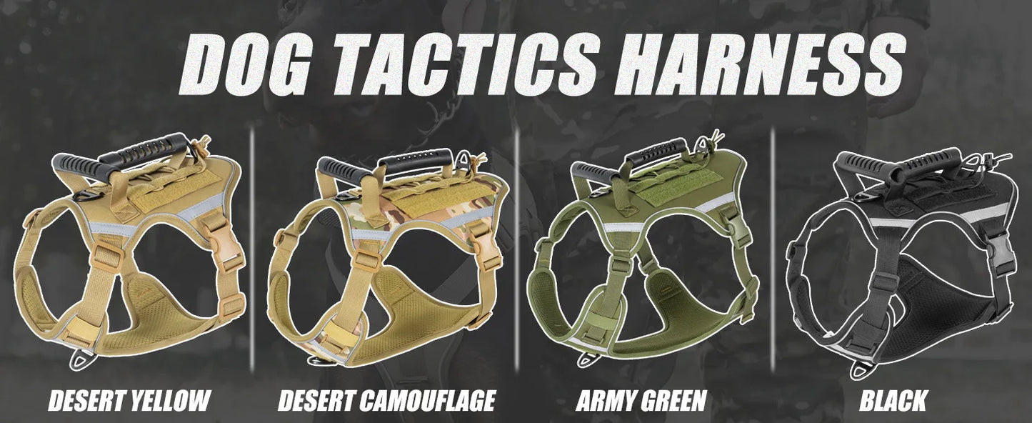 Tactical Dog Harness for Large Dogs