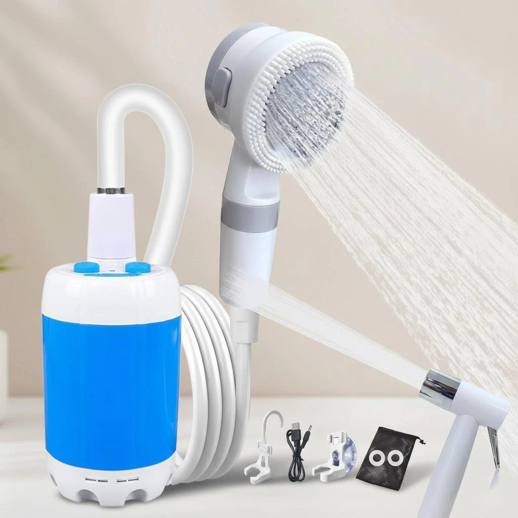 Rechargeable Portable Outdoor Shower Pump with 2m Hose