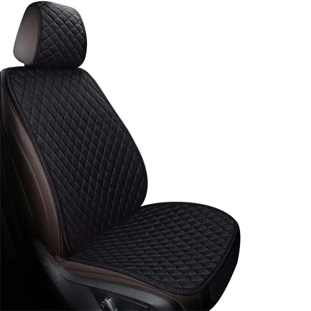 Universal Breathable Flax Car Seat Cover & Cushion Protector