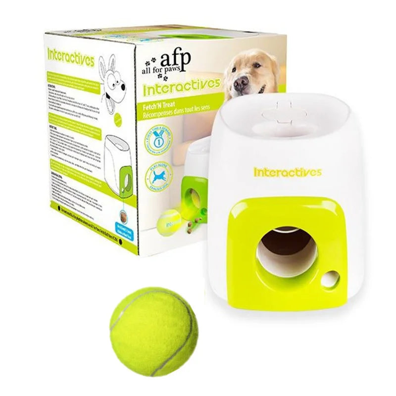 Automatic Dog Ball Launcher & Treat Reward Machine