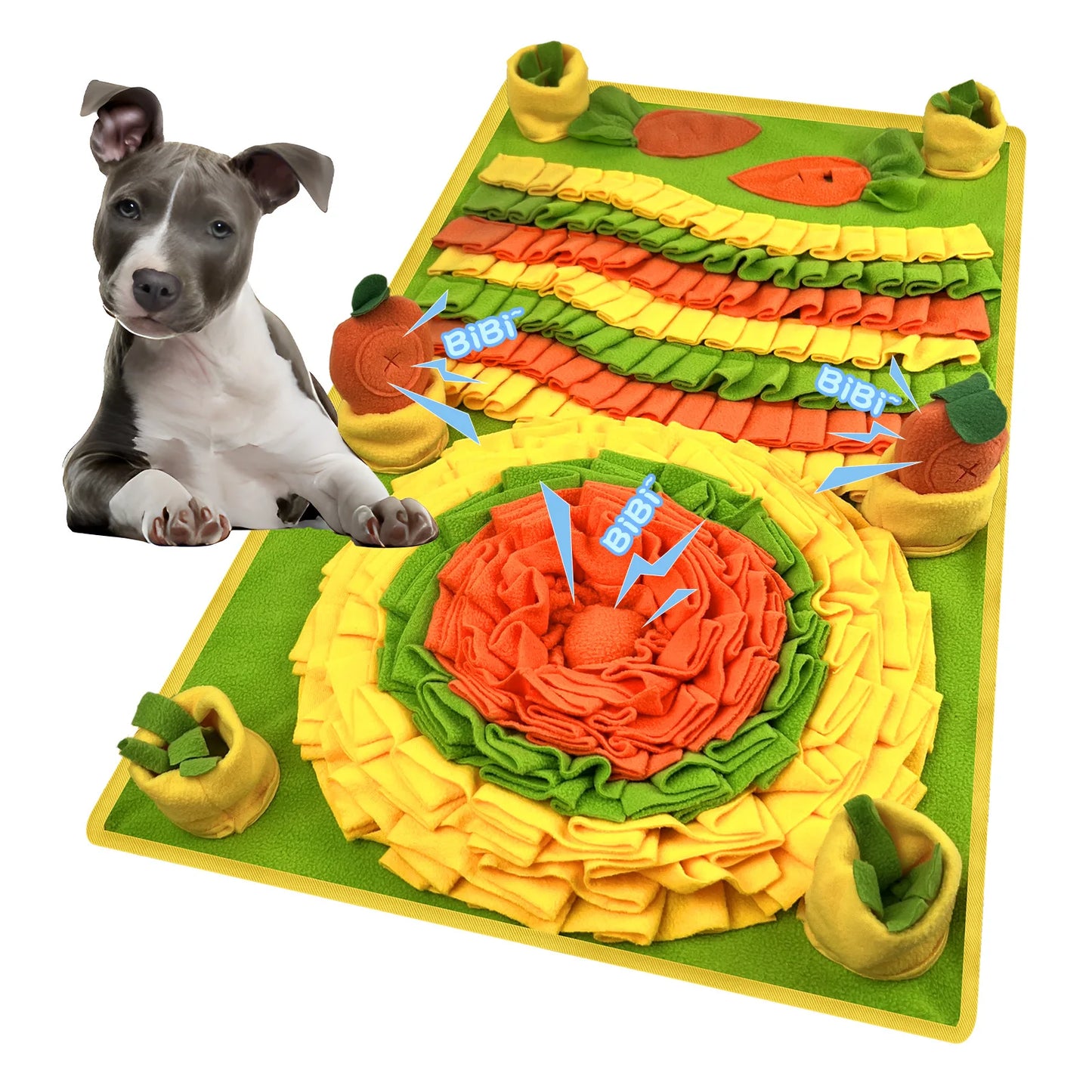 Dog Sniffing Mat – Slow Feeder & Enrichment Blanket
