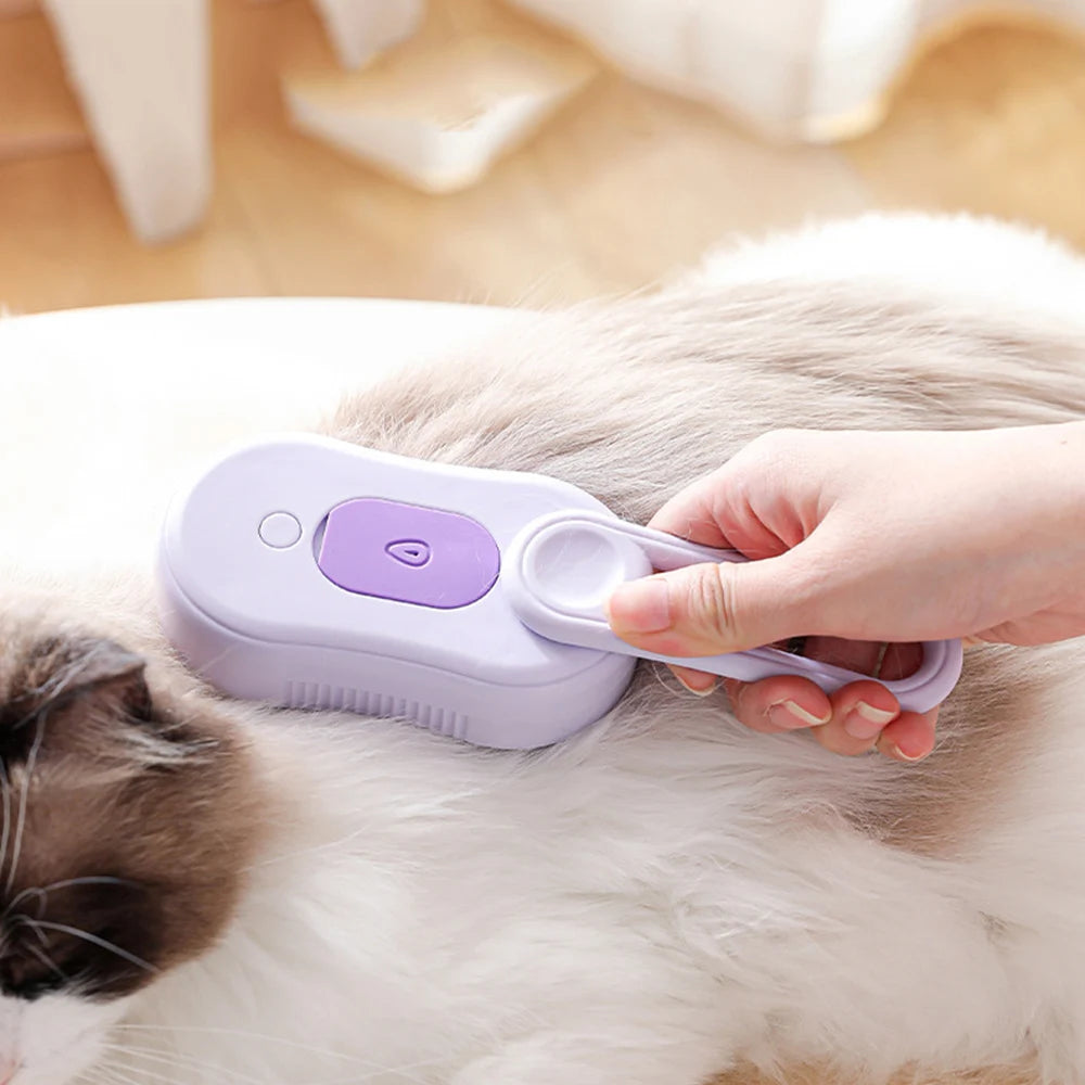 Newest Cat Dog Spray Comb Pet Grooming Accessories Multi Functional Cats Massage Brush Hair Removal Combs Cepillo Vapor Gato